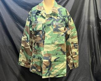 USMC Camo Button Down Shirt