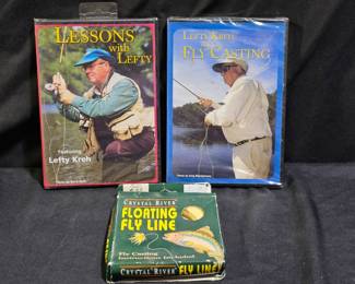 2 New Lefty Kreh Fishing Videos & Fly Line