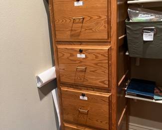 4 drawer wooden file cabinet 
$190
HEAVY!