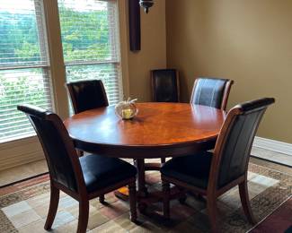 6 chair dining table $425
Beautiful rug  9x12 $250