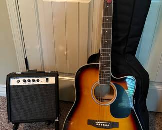 Best Choice Products guitar, amp, books
$40