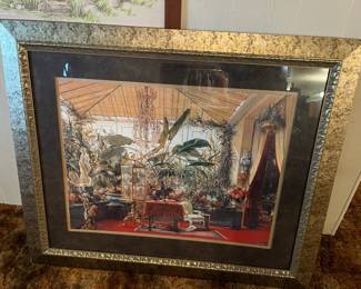 Charles Giraud Veranda de la Princesse Mathilde framed print