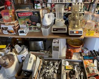 lots of small appliances out here