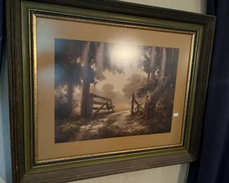 Framed Windberg print