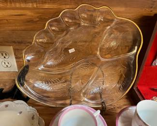 glass serving dish