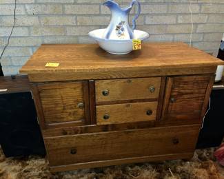 Antique oak chest