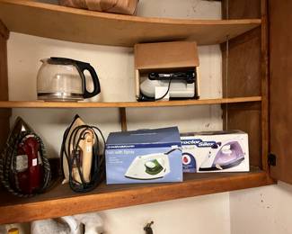 several steam irons