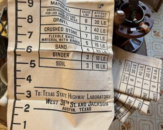 Several of these Texas State Highway bags