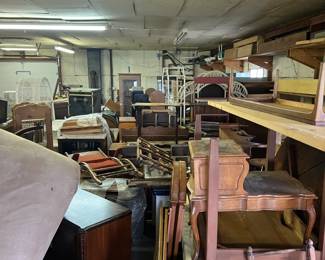 4000 sq ft storage building full of antique furniture, and other items