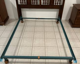 Full size frame and headboard