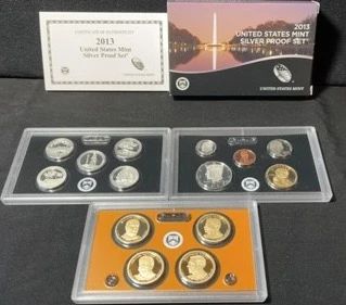 2013 United States Mint Silver Proof Set * Uncirculated Coins
