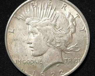 1922 USA Peace Dollar
