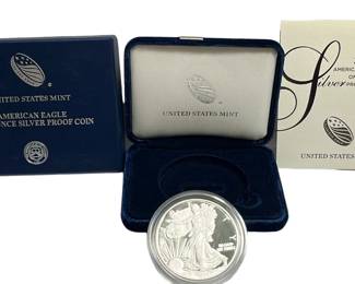 2014 Silver American Eagle Dollar Proof Coin & Uncirculated Mint W/COA 1oz .999
