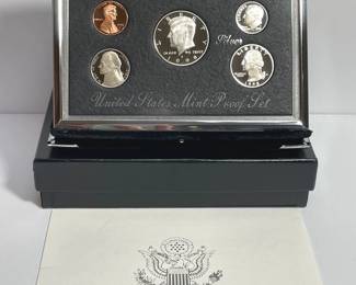 U.S Mint S Premier 1998 Mint Silver Coin Proof Set
