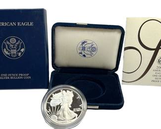 2005 Silver American Eagle Dollar Proof Coin & Uncirculated Mint W/COA 1oz .999

