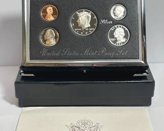 U.S Mint S Premier 1995 Mint Silver Coin Proof Set

