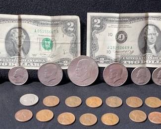 1938-1982 United States $2 Dollar Bills & Coins * Pre 1964
