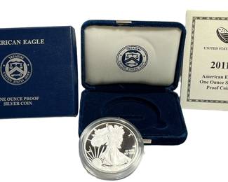 2011 Silver American Eagle Dollar Proof Coin & Uncirculated Mint W/COA 1oz .999
