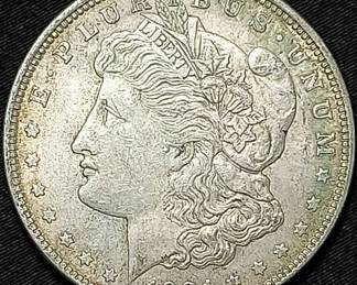 1921 US Morgan Silver Dollar
