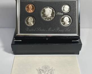 U.S Mint S Premier Silver 1992 Coin Proof Set
