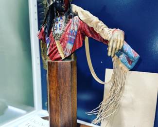 Dave McGary Bronze Bust "Not Afraid of Pawnee" Orlando Estate Auction