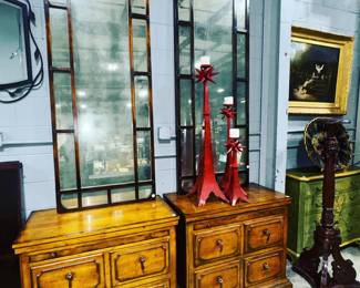 Century Filing Cabinets, Antique Bronze Framed Mirrors and Decor Orlando Estate Auction