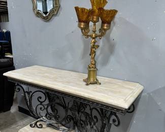 Marble Entry Table Orlando Estate Auction