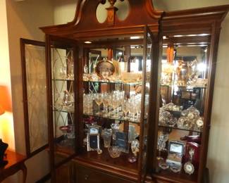 Another cabinet full of Crystal & Collectibles