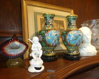 Antique Glass, Porcelain & Cloisonne'