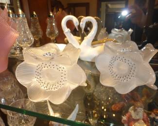 Lalique Candlesticks