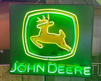 John Deere NEON Lighted Sign