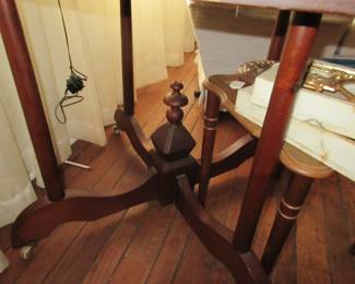 Unusual Legs on antique table