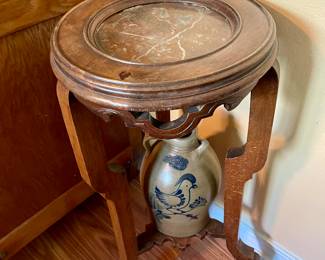 Marble Top Plant Stand