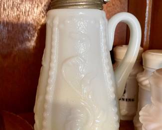 MilkGlass Syrup Container 