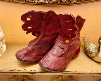 Edwardian Red Boots