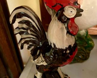 Vintage Black and White  Chicken 