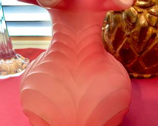 Pink Fenton Vase