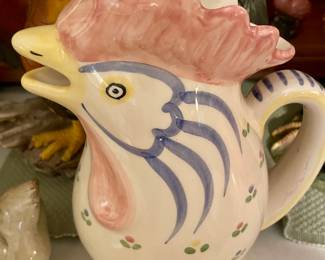 Andrea West Rooster Pitcher