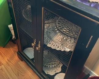Adorable Cabinet with Chicken Wire