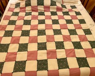 Great Selection of Quilts includes hand sewn and machine