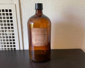 1 gallon Lilly potassium arsenite bottle