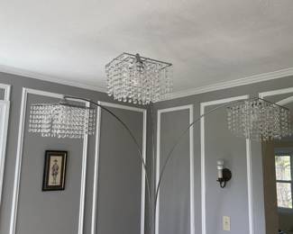 Mid century modern style floor lamp