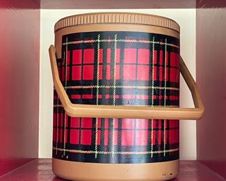 Vintage thermos cooler