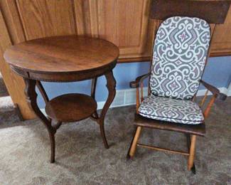 Antique Rocker Table 