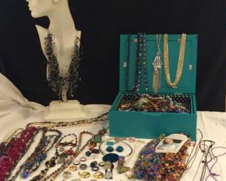 Colorful Costume Jewelry Assortment 