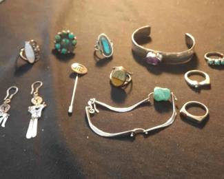 Costume Rings Bracelets Earrings