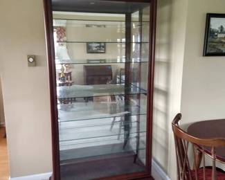 Tall Glass Display Cabinet