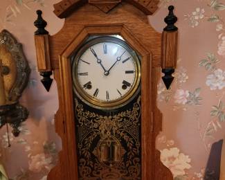 Replica 1885 Ansonia clock, made in 1979