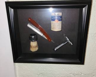 Barber shadow box
