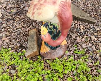 Flamingo statue